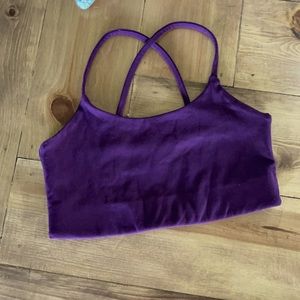 Girlfriend Collective LITE Juliet Bra Plum SM